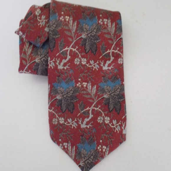 Classic Oscar de la Renta Couture 100% Men's Silk Tie "EUC" - Picture 4 of 4